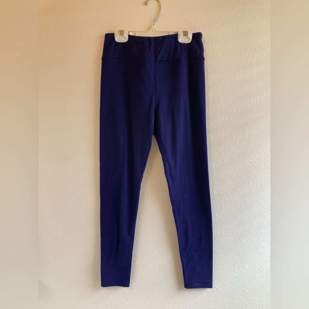 LuLaRoe Navy Leggings Size OS